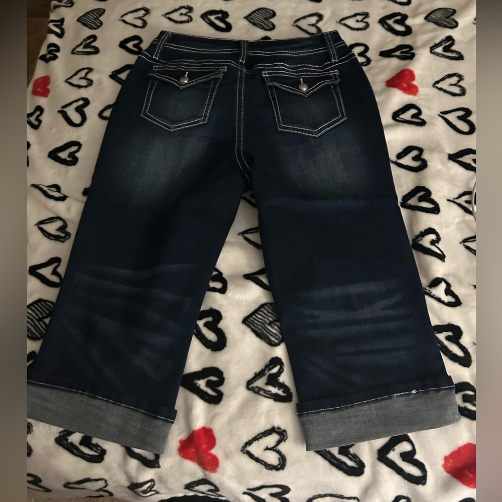 Flamingo Urban Blue Ankle Cropped Jeans